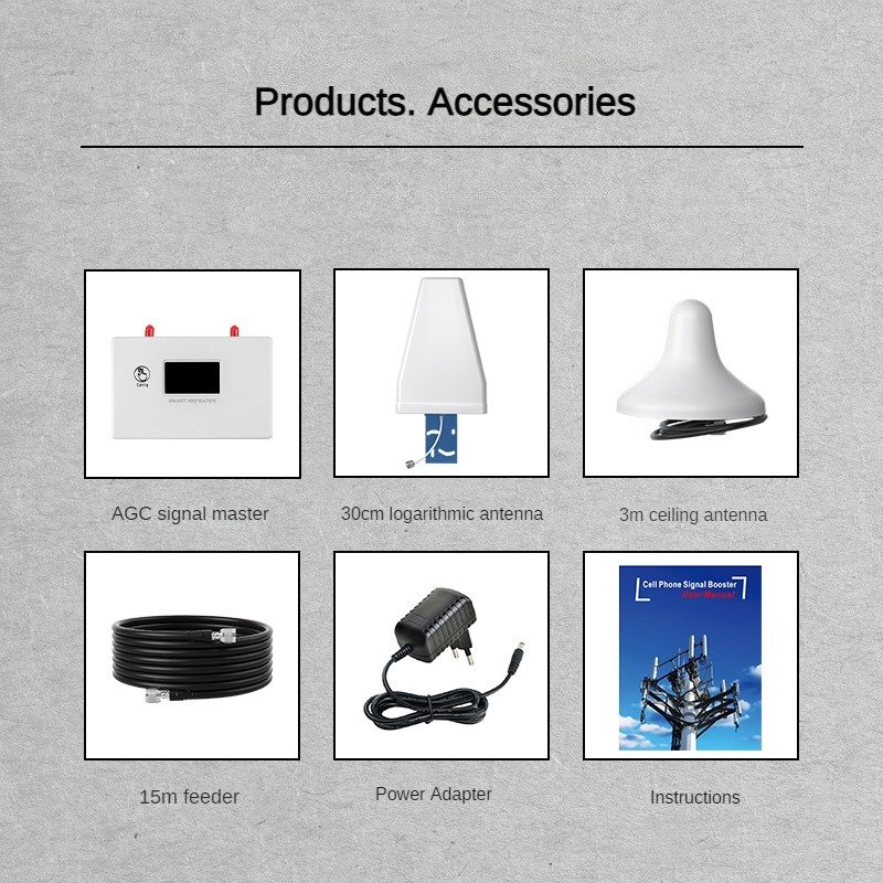 antenna gsm repeater signal booster for mobile phone 4g 3g 2g cellular network booster 5g mobile signal repeater 5g